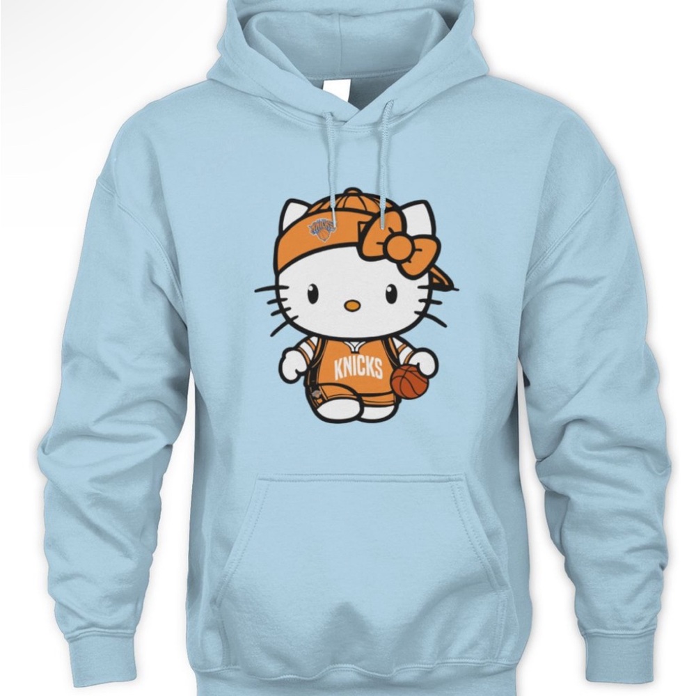 Custom Hello Kitty New York Knicks Hoodie